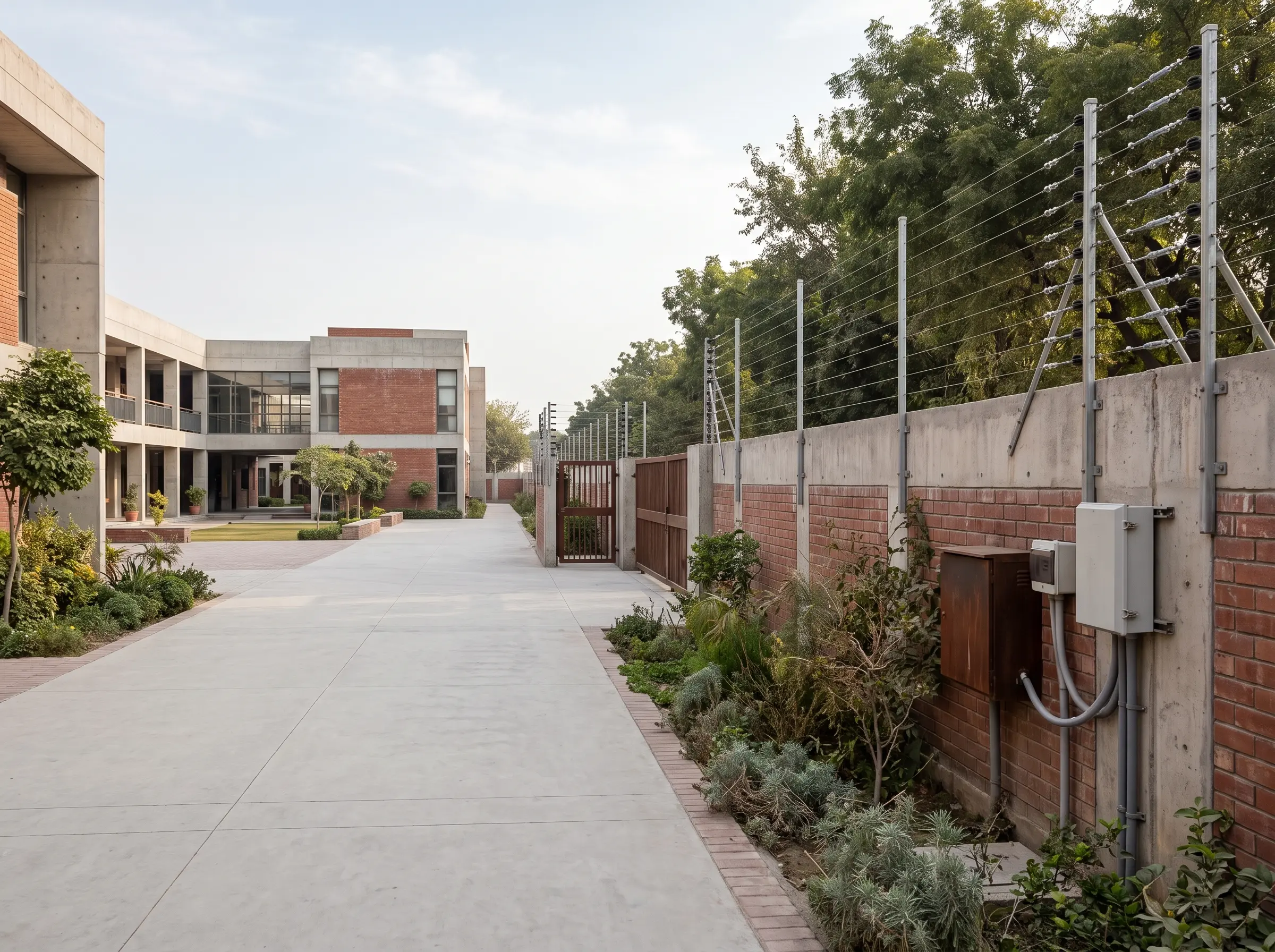 School electric fencing safety considerations